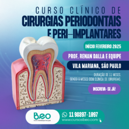 Curso Clínico de Cirurgias Periodontais e Peri-Implantares